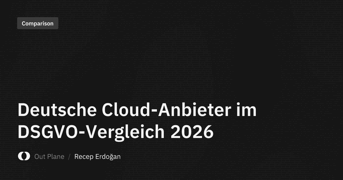 Deutsche Cloud-Anbieter im DSGVO-Vergleich 2026