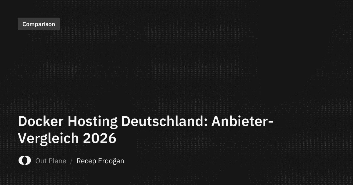 Docker Hosting Deutschland: Anbieter-Vergleich 2026