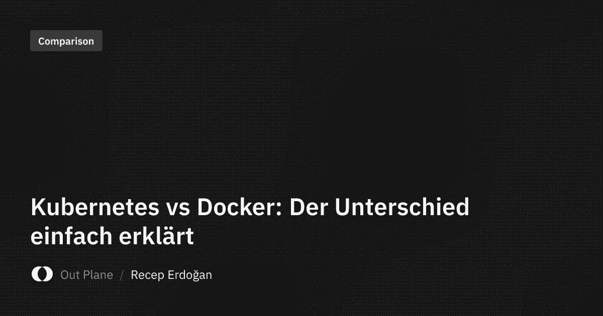 Kubernetes vs Docker: Der Unterschied einfach erklärt