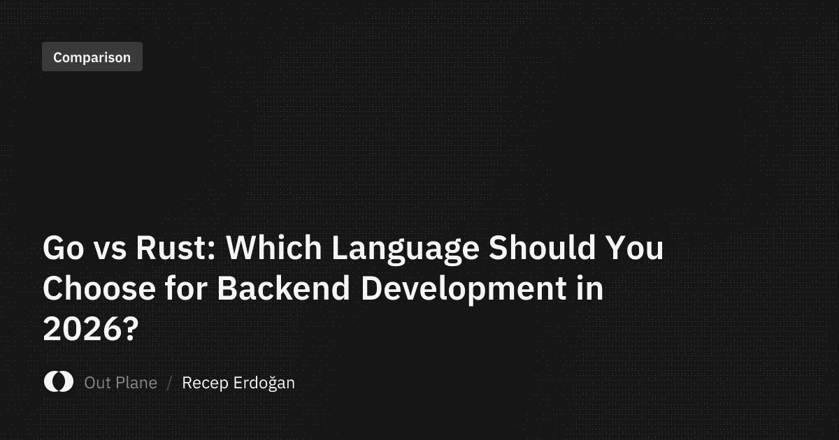 Go vs Rust: Which Language Should You Choose for Backend Development in 2026?