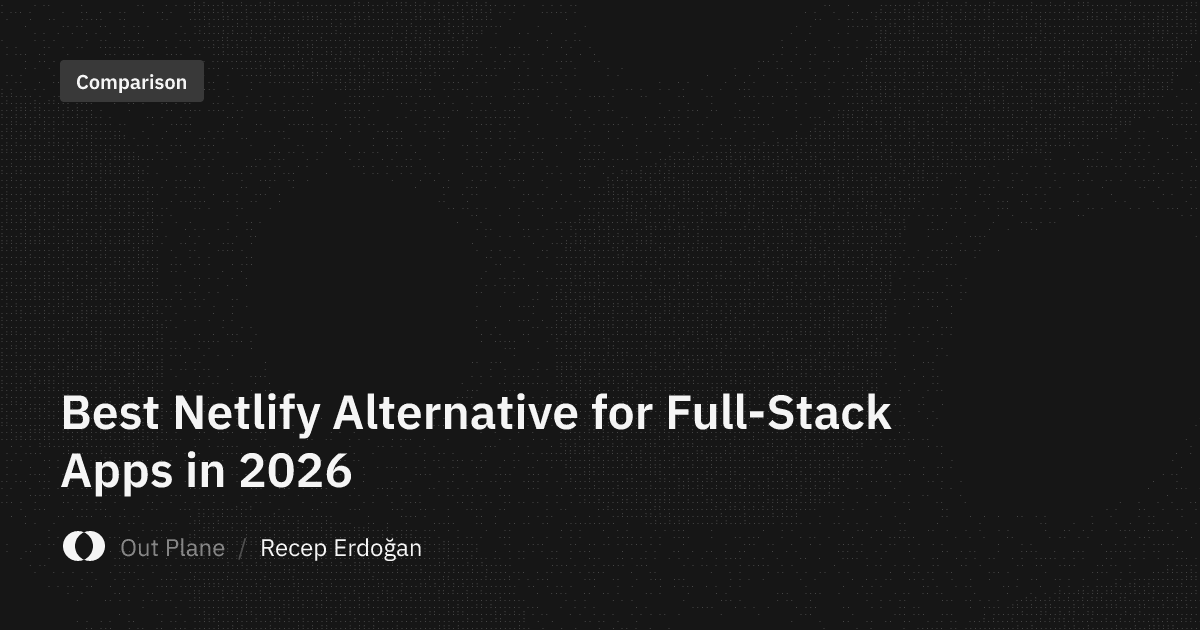 Best Netlify Alternative for Full-Stack Apps in 2026