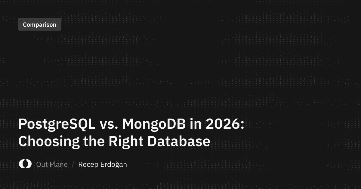 PostgreSQL vs. MongoDB in 2026: Choosing the Right Database