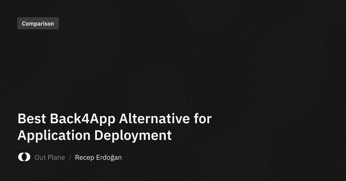Best Back4App Alternative for Application Deployment