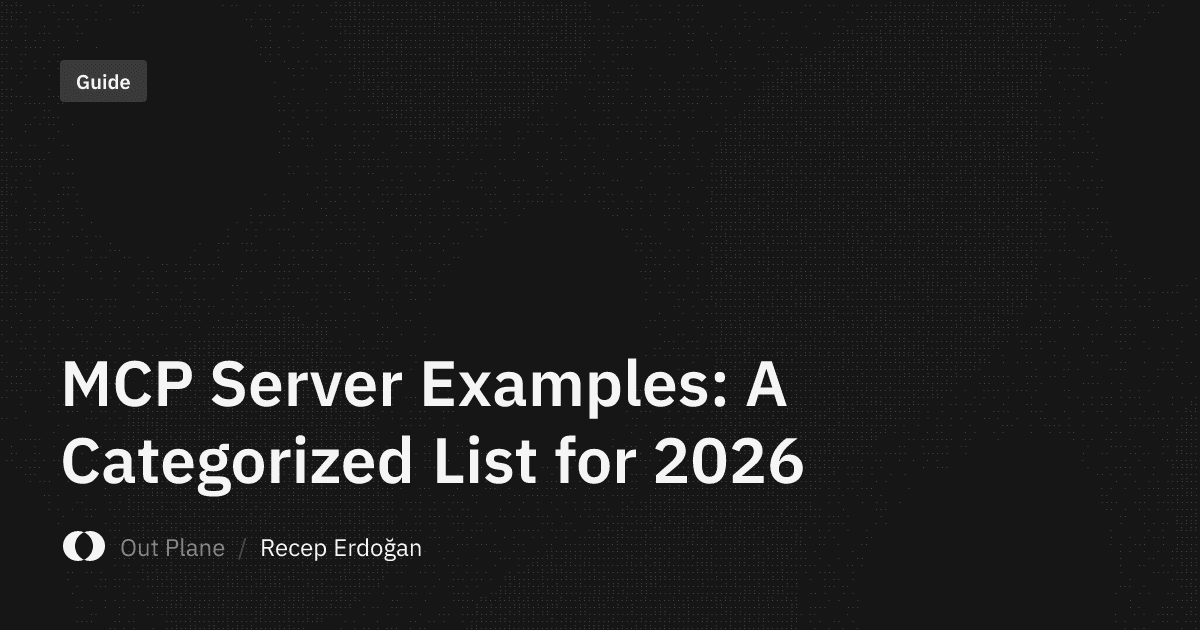 MCP Server Examples: A Categorized List for 2026